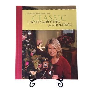 VTG 2001 Christmas with Martha Stewart Living, Crafts & Recipes, HC